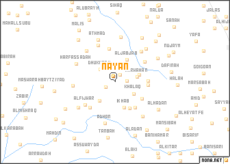 map of Nay‘ān