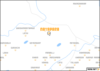 map of Nayāpāra