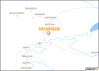 map of Naydanovo