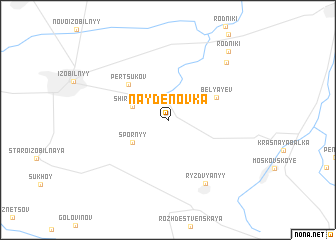 map of Naydënovka