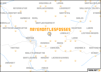 map of Nayemont-les-Fosses