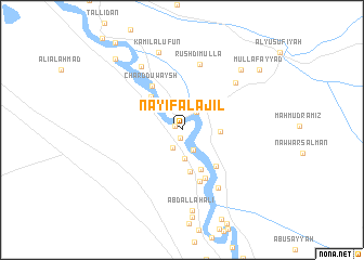 map of Nāyif al ‘Ajīl