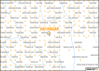 map of Nāynagar