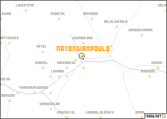 map of Nayon Diam Poulo