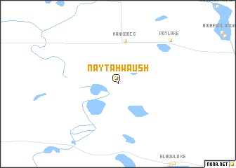 map of Naytahwaush