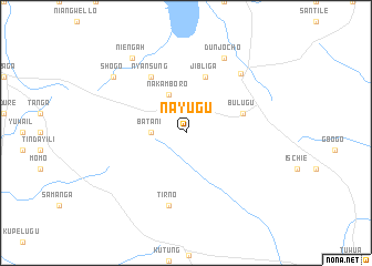 map of Nayugu
