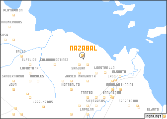 map of Nazábal