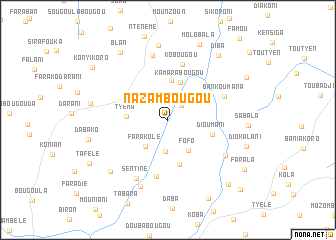 map of Nazambougou