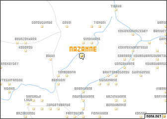 map of Nazamné