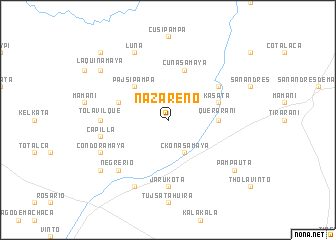 map of Nazareno