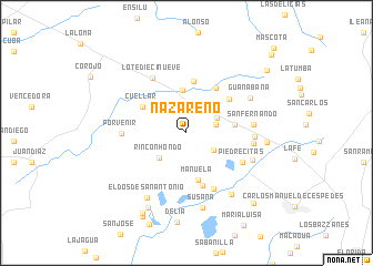 map of Nazareno