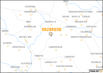 map of Nazareno