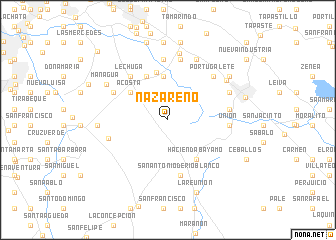 map of Nazareno