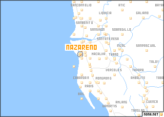 map of Nazareno