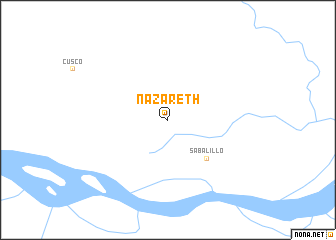 map of Nazareth