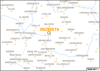 map of Nazareth