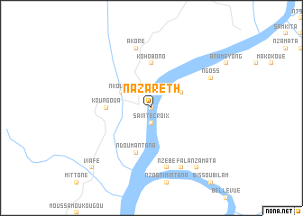 map of Nazareth