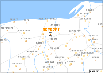 map of Nazaret