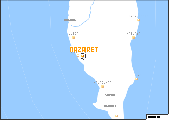 map of Nazaret