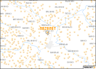 map of Nazaret