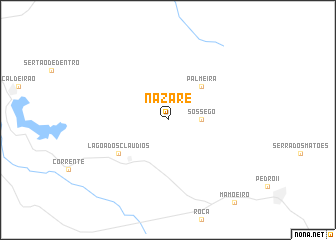 map of Nazaré