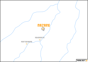 map of Nazaré