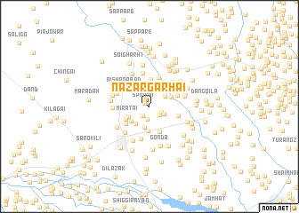 map of Nāzar Garhai