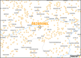 map of Nazar Khel