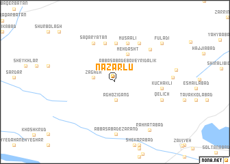 map of Naz̧arlū