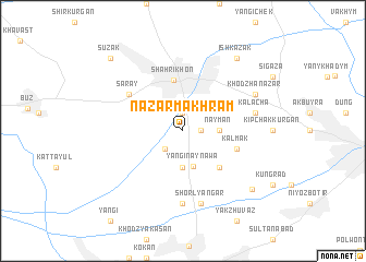 map of Nazar-Makhram