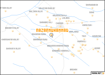 map of Nazar Muhammad