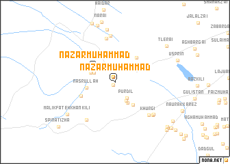 map of Nazar Muhammad