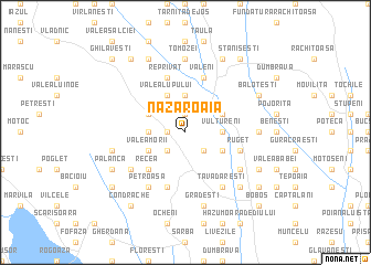 map of Năzăroaia