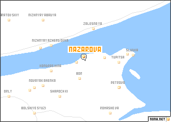 map of Nazarova