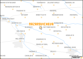 map of Nazarovicheva