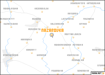 map of Nazarovka