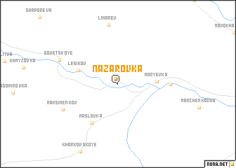 map of Nazarovka