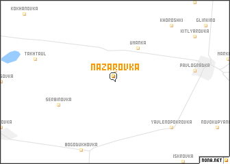 map of Nazarovka