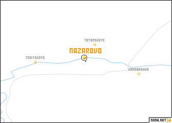 map of Nazarovo