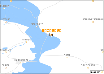 map of Nazarovo
