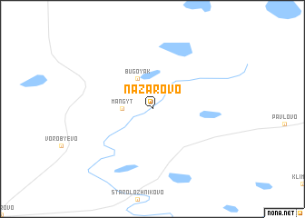 map of Nazarovo