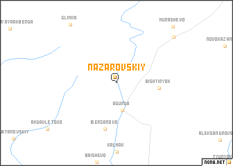 map of Nazarovskiy