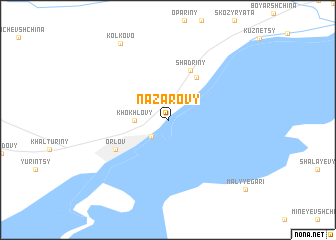 map of Nazarovy