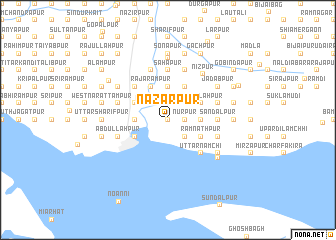 map of Nazarpur