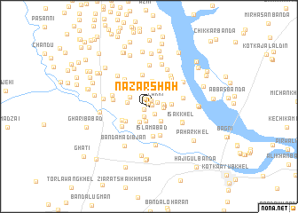 map of Nazar Shāh