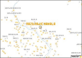 map of Nazdrajić Mahala