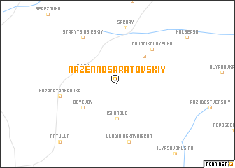 map of Nazenno-Saratovskiy