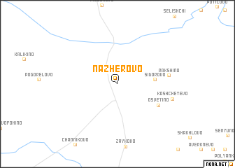 map of Nazherovo