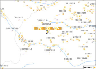map of Nazhur Raghzai