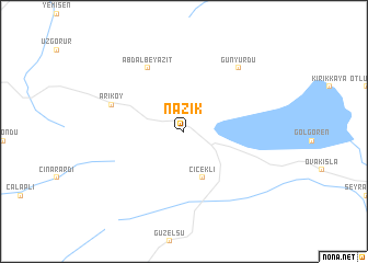 map of Nazik